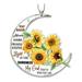 Meuva Sunflower Decorations Acrylic Car Decorations Backpack Accessories Holiday Home Decorations Christmas Ornament Balls Large Chandelier Beads for