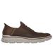 Skechers Men's Slip-ins Mark Nason: Casual Glide Cell Shoes | Size 8.0 | Brown | Leather/Synthetic/Textile