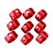 20 PCS Aluminum Alloy Tent Rings Cord Tensioners for Camping Hiking Backpacking Picnic Shelter Shade Canopy Outdoor Activity (Red)