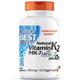 Doctor's Best, Natural Vitamin K2 MK-7, 180mcg with MenaQ7 Plus D3, 60 Capsules, Lab-Tested, Gluten Free, Soy Free, Non-GMO