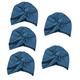 Sosoport 5pcs shower cap turbins for ladies girls hijab girls swim cap girls hat swim caps for girls hijab for girls ladies hat womens hats and caps girl hat decorate Miss Silk hair