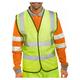 Bseen en iso 20471 vest s/yell xxl (bulk pac of 100 vests ) - Hi Vis - Saturn Yellow - Beeswift