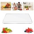 Acrylic Cutting Boards for Kitchen Counter,Clear Cutting Board for Kitchen with Non-Slip Edge,Kitchen Worktop Protector Board,Dishwasher Safety,Suitable for Cutting Fruit, Meat, Etc (18 * 23in)