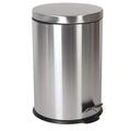 EUROXANTY Pedal Bin | Waste Paper Bin with Lid | Indoor Waste Bin | Metal Bin | Odour-Resistant Closure | High Capacity | 5 Litres |