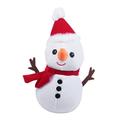 ABOOFAN 3pcs Christmas Snowman Doll Snowman Decorations Snowman Plush Toy Baby First Christmas Baby Christmas Plush Doll Toy Snowman Doll Toy Pp Cotton White Elk Interior