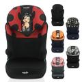 Nania - Start I 106-140 cm R129 i-Size Belted Booster car seat - for Children Aged 5 to 10 - Height-Adjustable headrest - Reclining Base - Made in France (Ladybird)