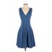 Peter Som For Design Nation Casual Dress: Blue Dresses - Women's Size 2