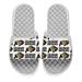 Men's ISlide White Colorado Buffaloes Logo Pattern Slide Sandals