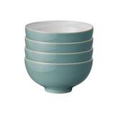 Denby Elements Set of 4 Rice Bowls Ceramic/Earthenware/Stoneware in Green | 2.56 H x 5.12 W x 5.12 D in | Wayfair ELFGR-209/4