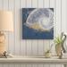 Beachcrest Home™ Pavie Calm Seas IX No Words by Janelle Penner Print on Canvas in Gray/White | 14" H x 14" W x 2" D | Wayfair