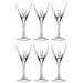 Everly Quinn Goblet - Red - White - Wine Glass - Water Glass - Stemmed Glasses - Set Of 6 Goblets - Crystal Like Glass - Beautifully Designed | Wayfair