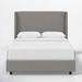 Joss & Main Tilly Upholstered Bed Metal in Black | 55 H x 59 W x 80 D in | Wayfair C5CEBCB8BE8D4227A407718C8F7EA41F