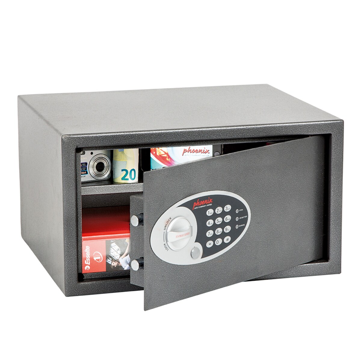 Phoenix Safe Phoenix Vela Home & Office SS0803E Sicherheitstresor mit elektronischem Schloss Image