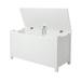 Aquashicola Isabelle & Max™ Toy Box Wood/MDF in White | 16.7 H x 31.5 W x 13 D in | Wayfair 13300DA933454336B0C93DACEBB1A983