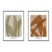 Birch Lane™ Zabini 3 & 4 Framed On Canvas 2 Pieces Print Metal in Brown | 38 H x 26.5 W x 1.25 D in | Wayfair 0D8C2F47DC30456AA83C6DDD20681577