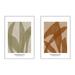 Birch Lane™ Zabini 3 & 4 Framed On Canvas 2 Pieces Print Canvas in Brown/Green | 30 H x 21 W x 1.25 D in | Wayfair 4C9149C90281424EB33684EA3CEE97AA