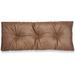 Winston Porter Non-Slip Bench Cushion, 27 X 14 X 3 Inches Polyester in Brown | 3 H x 27 W x 14 D in | Outdoor Furniture | Wayfair