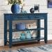 Console Sofa Table 2 Storage Drawers 2 Tiers Shelves Buffet Sideboard