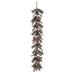 Transpac Artificial 60 in. Multicolor Christmas Frosted Berry Garland with Cardinals - Green/Red