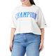 Champion Damen Rochester 1919 C-Campus Crop Oversize S-s T-Shirt, Off-White (Way), Large