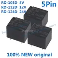 20 pièces RD-105D RD-112D RD-124D 5V 12V 24VDC WRG citations T73 5Pin