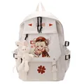 Genshin Impact Anime Cosplay Students School Backpack Klee Cartoon Bookbag Laptop Travel Rucksack