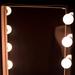 USB Dimmable LED Touch Vanity Mirror Lights Lighting Strip for Makeup Vanity Table Bathroom (White)
