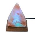 Himalayan Crystal Salt Lamp USB Pyramid LED Mineral Salt Lamp Small Night Light