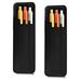 Epessa Stick-On Pen Holder for Notebook Adhesive Pencil Sleeve Pouch for Hardcover Journals Planners Notebooks Reusable Pen Pocket Organizer Easy to Remove (2 Pack)