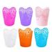6pcs Lace Hollow out Pencil Holder Creative Pen Cup Pencil Container Stationery Storage Organizer (Random Color)