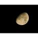 Amber Moon Moon Three Quarter Moon Astronomy - Laminated Poster Print - 12 Inch by 18 Inch with Bright Colors and Vivid Imagery