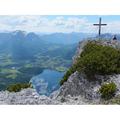 Alpine Summit Cross Austria Styria Mountains - Laminated Poster Print -12 Inch by 18 Inch with Bright Colors and Vivid Imagery