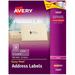 Avery Matte Frosted Clear Address Labels for Laser Printers 1 x 2-5/8 1 500 Labels (5660)