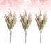 3 PCs Simulated Artificial Lavender Flower Bundle for Bouquet Home Office Wedding Decoration (Pink)