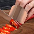 Ploknplq Kitchen Organizers and Storage Kitchen Gadgets Stainless Steel Multi-Purpose Anti-Cutting Finger Guard Kitchen Gadgets Kitchen