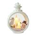 ZTTD Mini Vintage Outdoor Candle Lantern With LED Light Christmas Candle LED Tea Light for Christmas Decoration Tabletop Lanterns Home Hanging Lanterns Decorative Christmas Decor