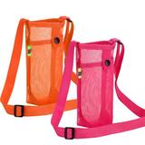 2PCS Water Bottle Holders Water Bottle Carrier with Adjustable Shoulder Strap Beach Bottle Bag Water Bottle Sling Dog Water Bottle Sleeve for Sports Gym Hiking Camping Walking