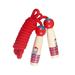 Children Sports Skipping Rope Jump Rope with Wood Handle Early Education Toy Kid Fitness Equipment for Kids (Red Zebra)