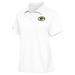 Women's Antigua White Green Bay Packers Motivated Polo