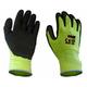 Scan - Hi-Vis Yellow Foam Latex Coated Gloves -xl (Size 10) scaglolatyxl