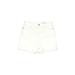 LC Lauren Conrad Denim Shorts: Ivory Bottoms - Women's Size 10