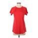 The North Face Active T-Shirt: Red Activewear - Women's Size Small
