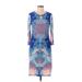 K. Jordan Casual Dress: Blue Dresses - Women's Size 10