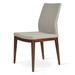 sohoConcept Pasha Solid Back Side Chair Wood/Upholstered in Brown | Wayfair DC1037-15