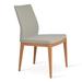 sohoConcept Pasha Solid Back Side Chair Wood/Upholstered in Brown | Wayfair DC1037-93