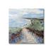 Stupell Industries Cloudy Ocean Coast Painting Canvas Wall Art Design by Jeanette Vertentes Canvas in White | 36 H x 36 W x 1.5 D in | Wayfair