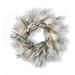 The Holiday Aisle® 26" Lighted PVC & PE Blend Wreath in Green/White | 26 H x 26 W x 5 D in | Wayfair F98809D336294F62A91A734A7D0A90E5