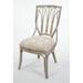 Alexander & Sheridan Inc. Cuba Dining Chair Upholstered/Wicker/Rattan/Genuine Leather in Blue/Brown | Wayfair CUB001-RWD-SO