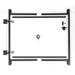 "Adjust-A-Gate™ 47""H/60""-96"" W Original Series 2 rail adjustable gate frame kit - Jewett Cameron Company AG60"