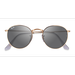 Unisex s round Light Gold Metal Prescription sunglasses - Eyebuydirect s Ray-Ban RB3447